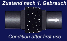 Herkömmliches Seil erster Gebrauch